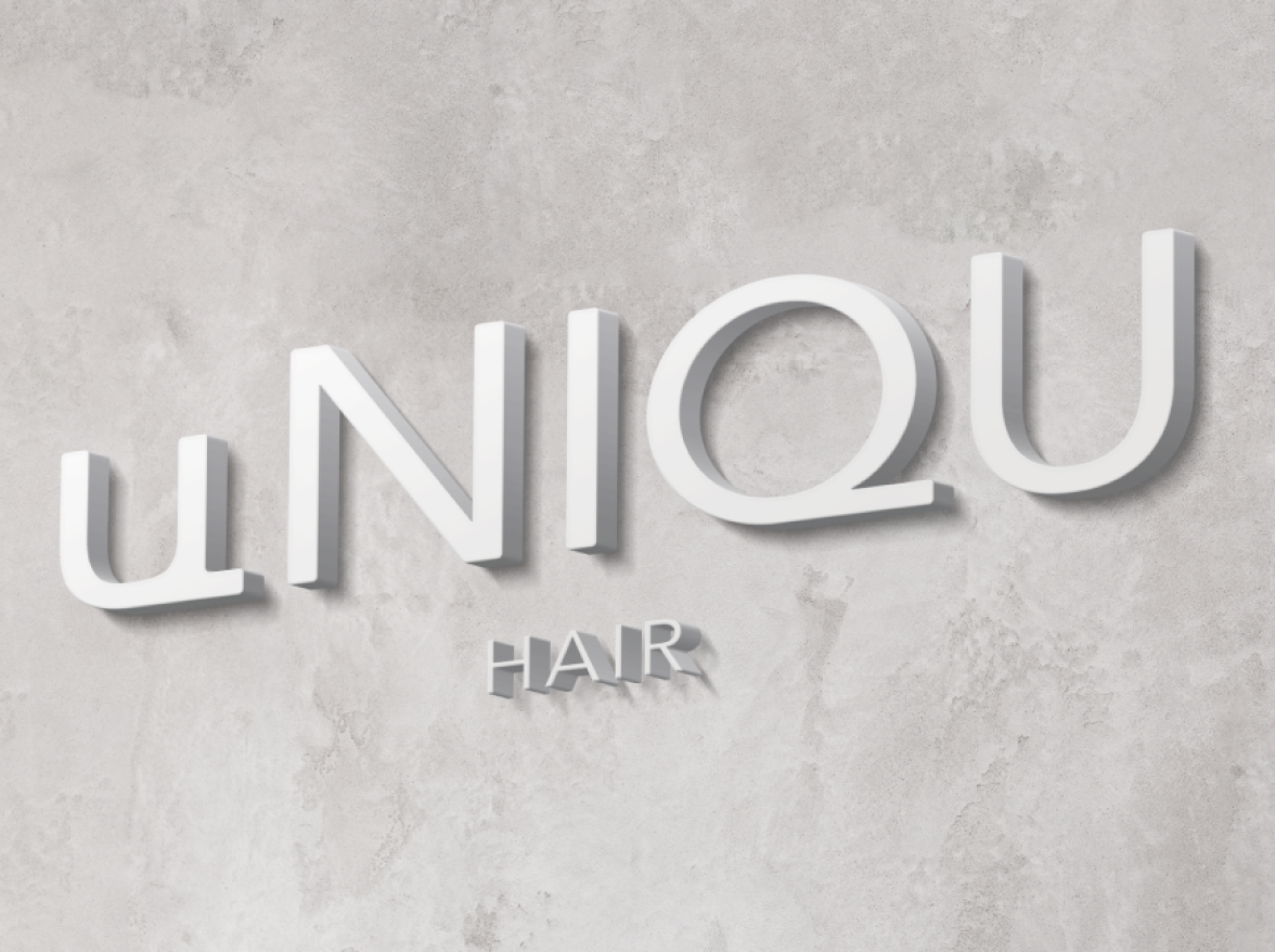 美容室「uNIQU」のロゴ写真